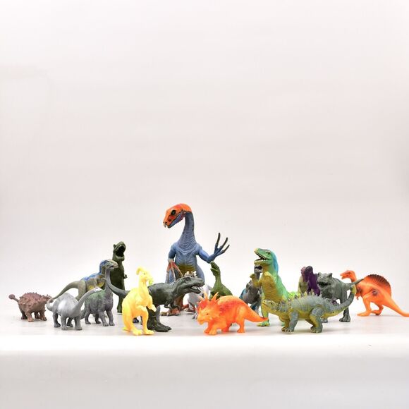 DINOSAUR LOT OF 22 KIDS TOYS FIGURES 6”- 12” - Picture 8 of 8